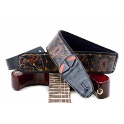 RightOn! Crunch black Guitar Strap